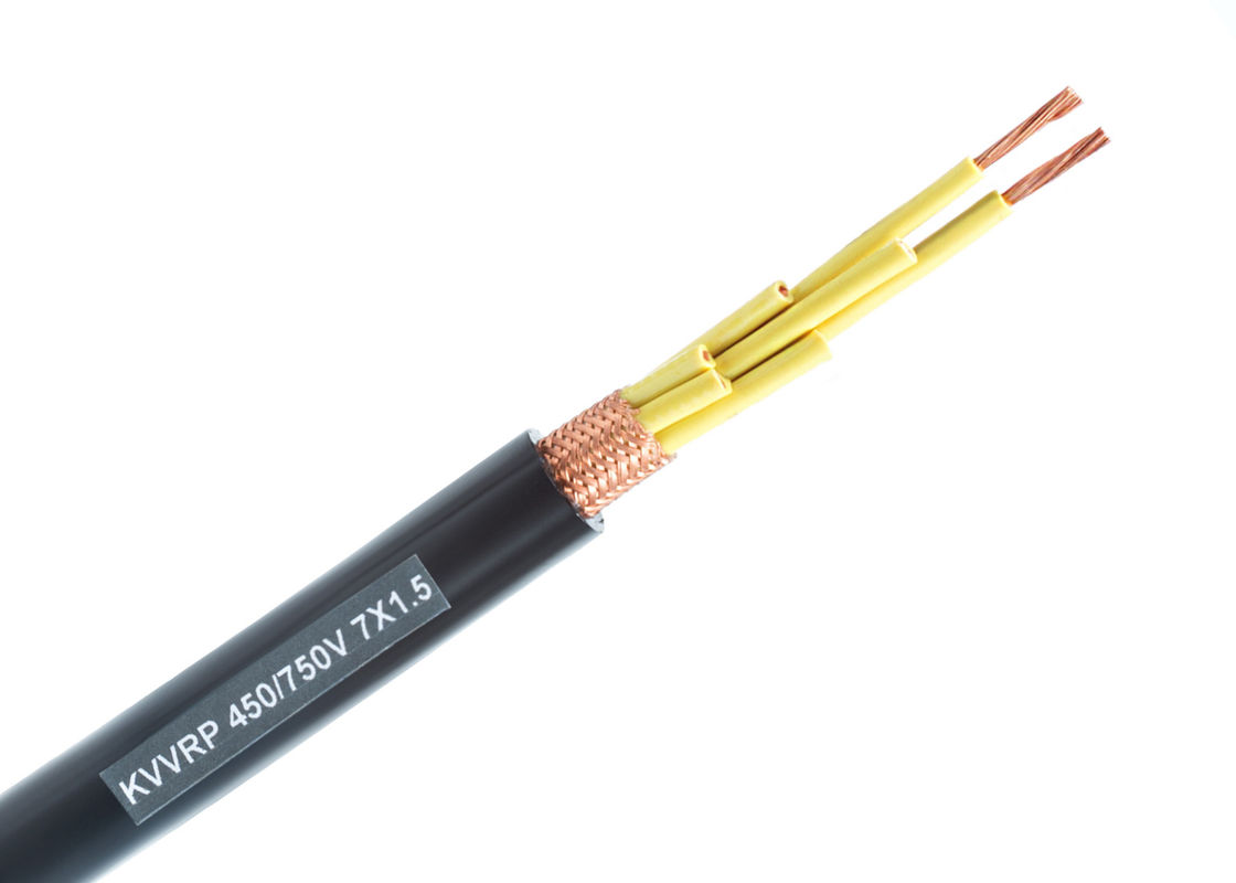 Custom Size Shielded Control Cable  , Copper Braided Multicore CY Control Cable